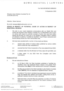 WA Legal Response on Doxxing
